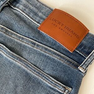 Lucky Brand Men's Denim Jeans with Brown Accents